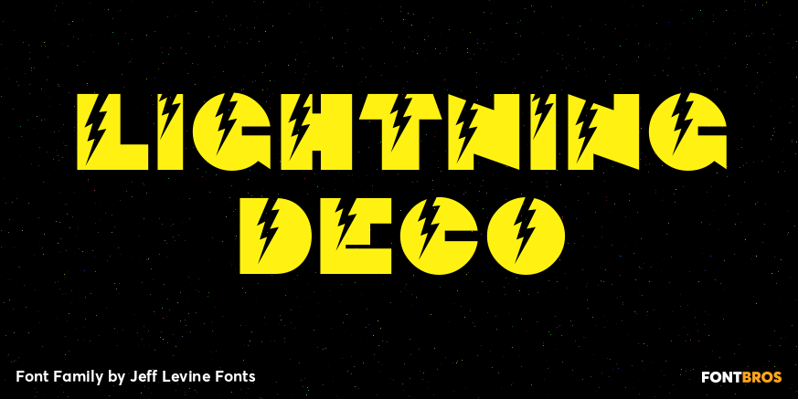Lightning Deco Font Family