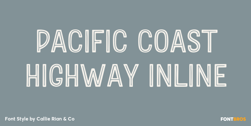 Pacific Coast Highway Inline Poster