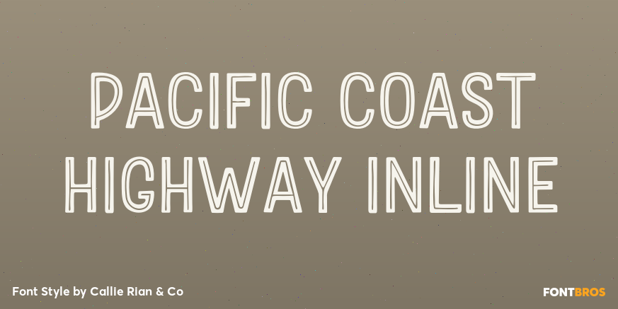 Pacific Coast Highway Inline Poster