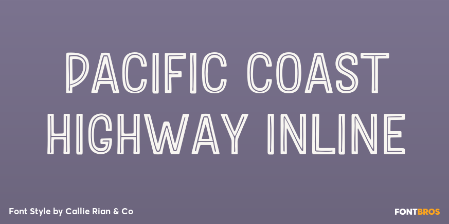 Pacific Coast Highway Inline Poster