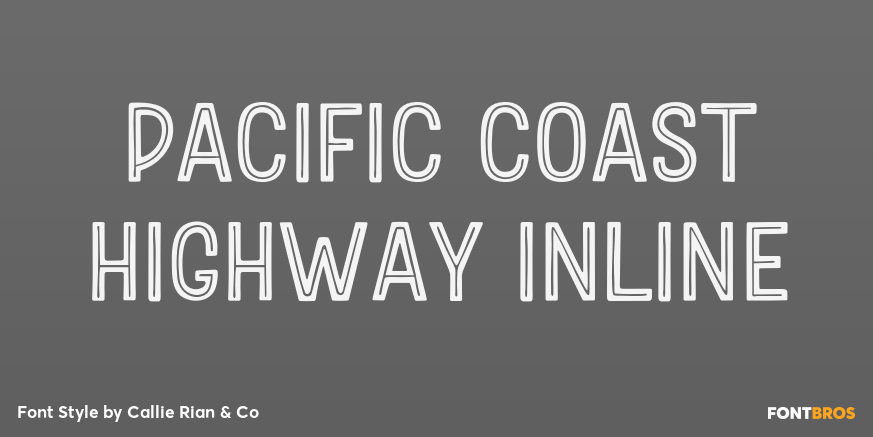 Pacific Coast Highway Inline Poster