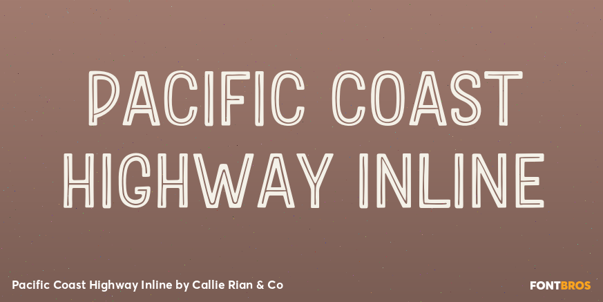 Pacific Coast Highway Inline Poster