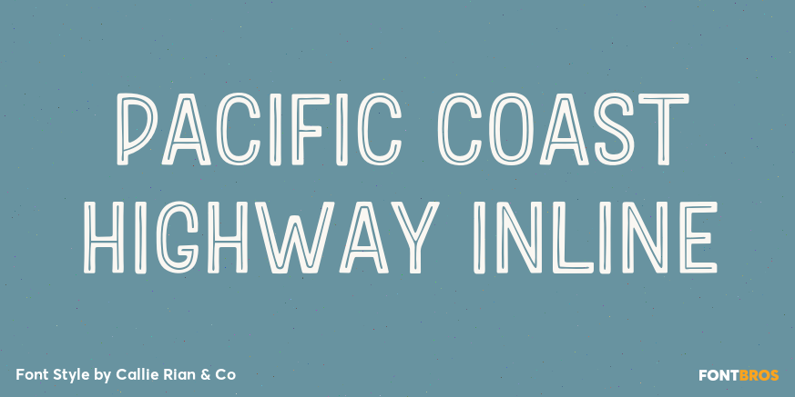 Pacific Coast Highway Inline Poster