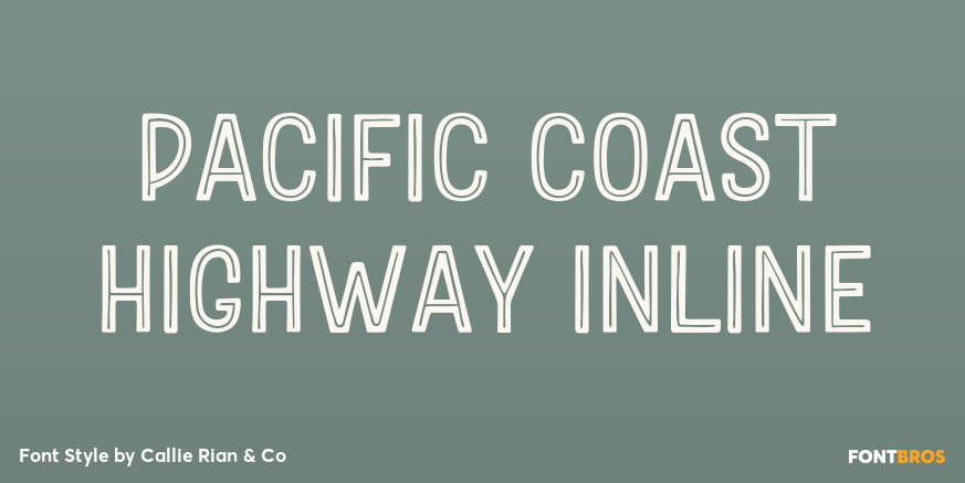 Pacific Coast Highway Inline Poster