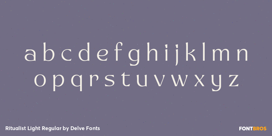 Ritualist Light Regular Font Poster #3