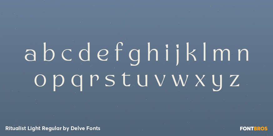 Ritualist Light Regular Font Poster #3