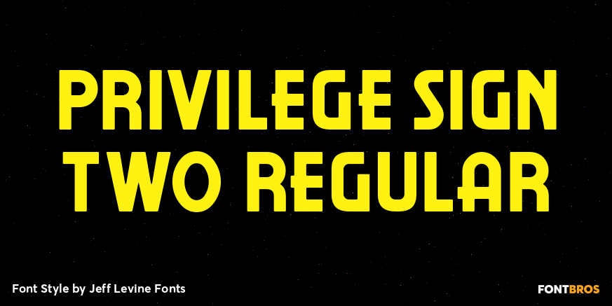 Privilege Sign Two Regular Poster