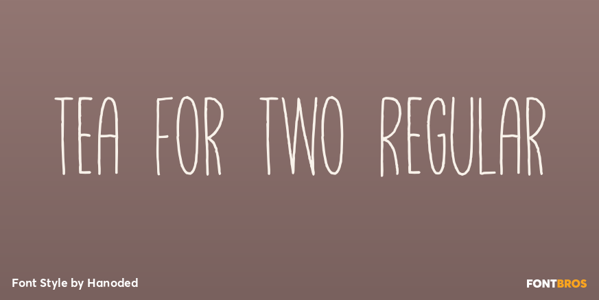 Tea For Two Regular Poster