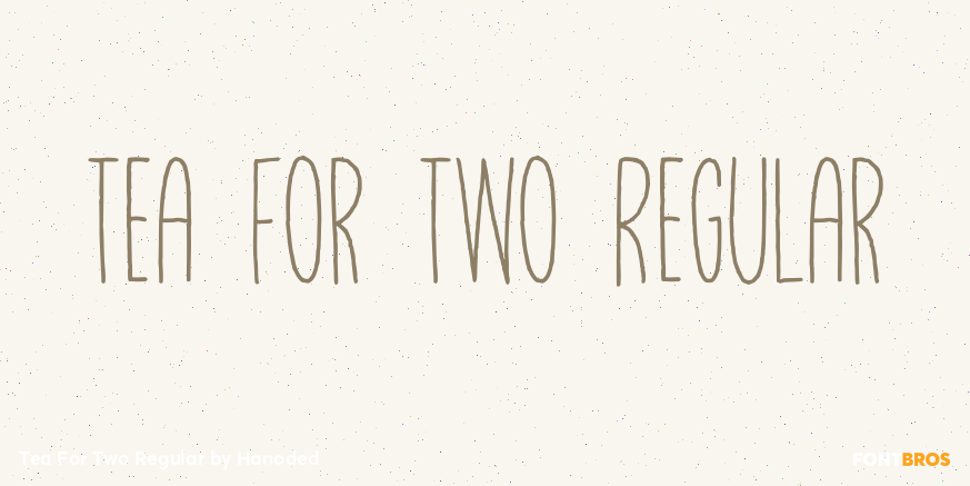 Tea For Two Regular Poster