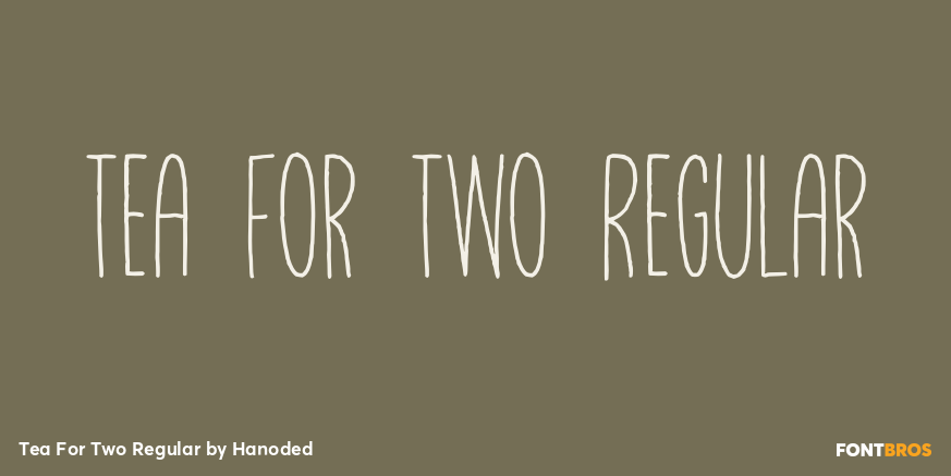 Tea For Two Regular Poster