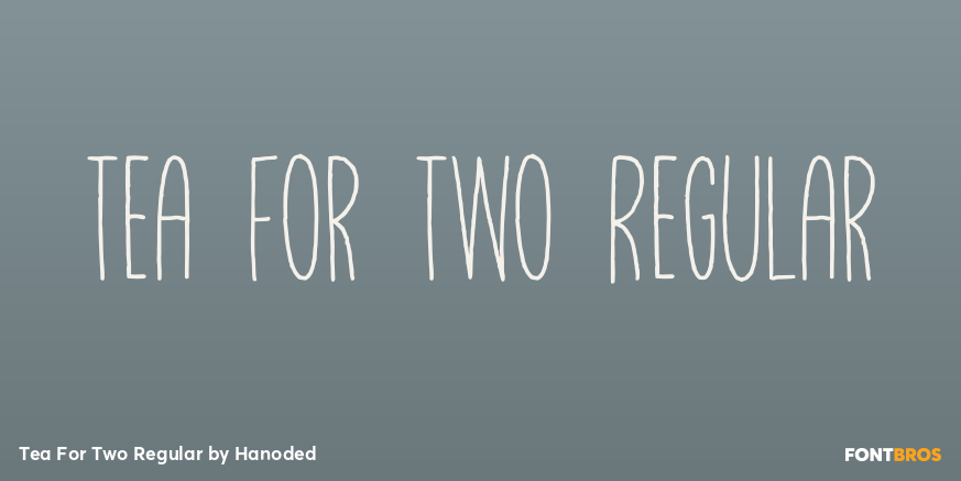 Tea For Two Regular Poster