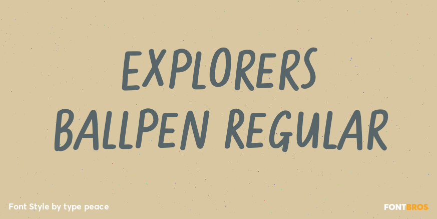 Explorers Ballpen Regular Poster