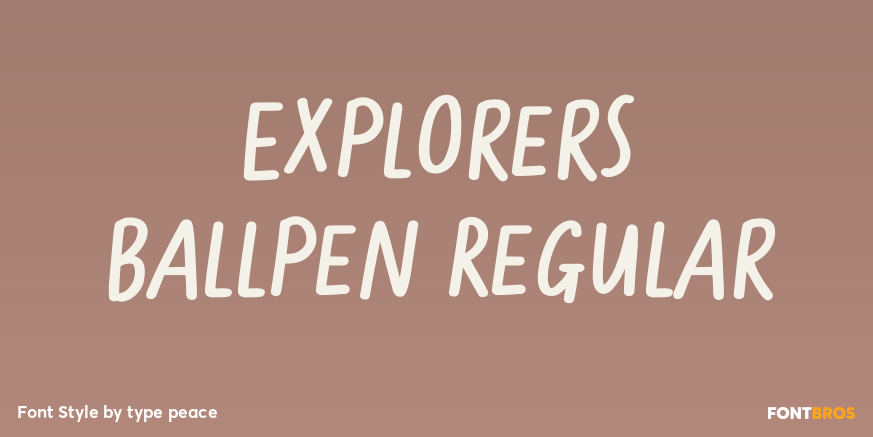 Explorers Ballpen Regular Poster