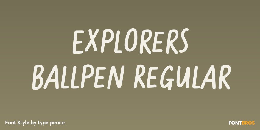 Explorers Ballpen Regular Poster