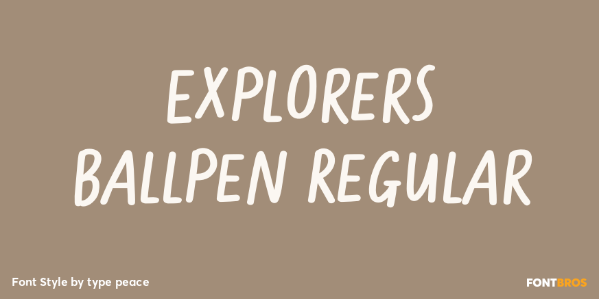 Explorers Ballpen Regular Poster