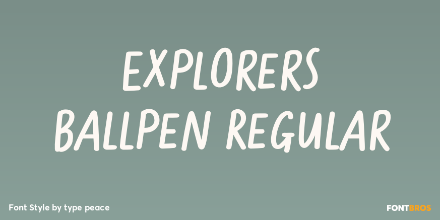 Explorers Ballpen Regular Poster