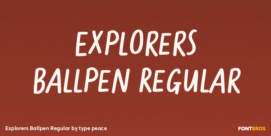 Explorers Ballpen Regular Poster