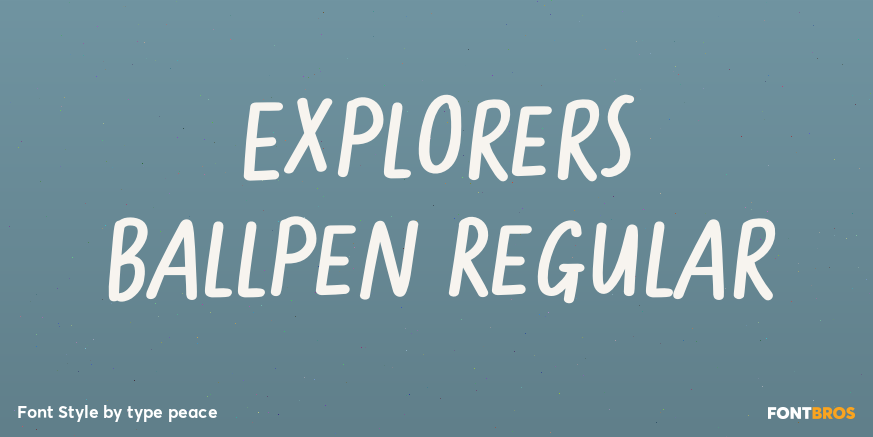Explorers Ballpen Regular Poster