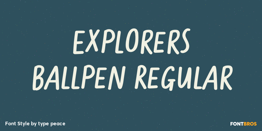Explorers Ballpen Regular Poster
