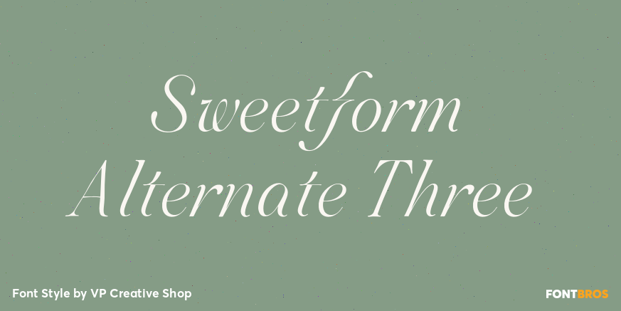 Sweetform Alternate Three Poster