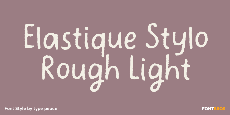 Elastique Stylo Rough Light Poster