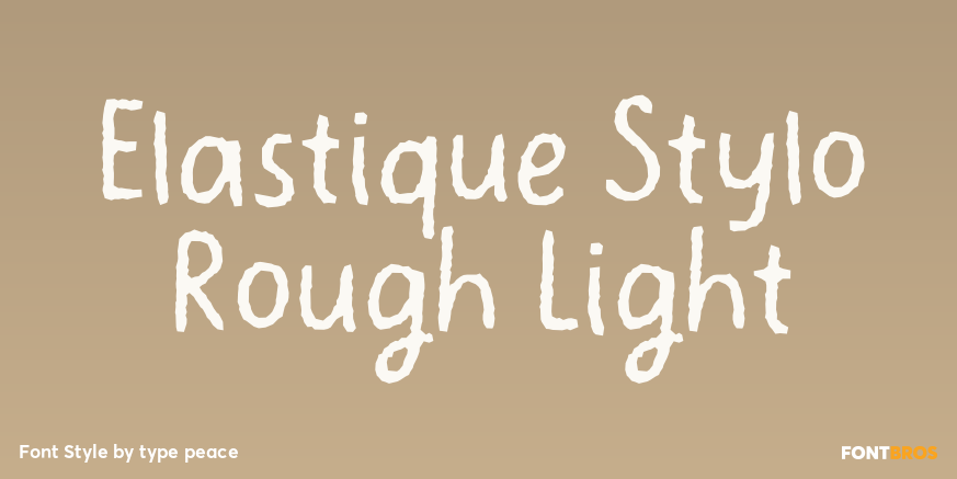 Elastique Stylo Rough Light Poster