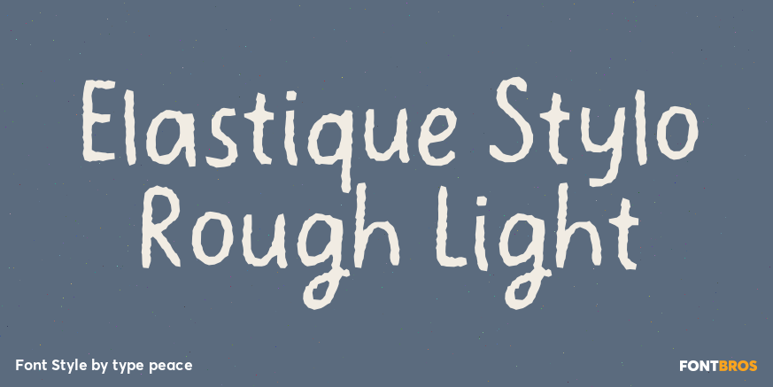 Elastique Stylo Rough Light Poster
