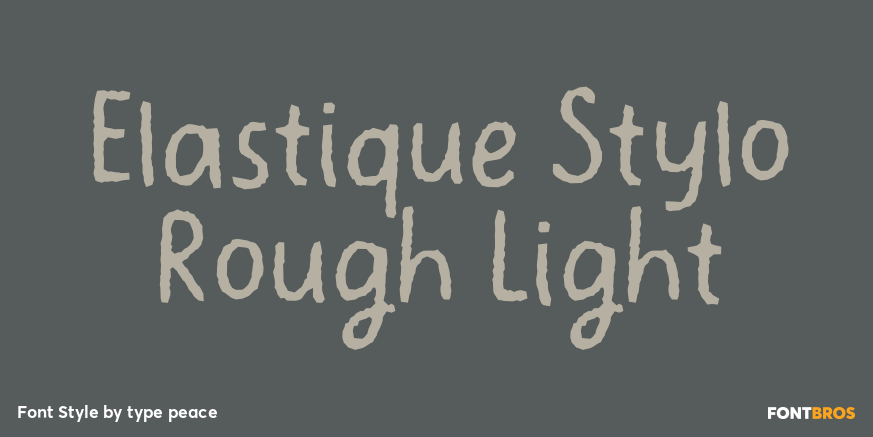 Elastique Stylo Rough Light Poster