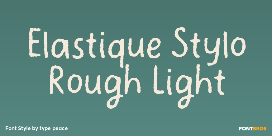 Elastique Stylo Rough Light Poster