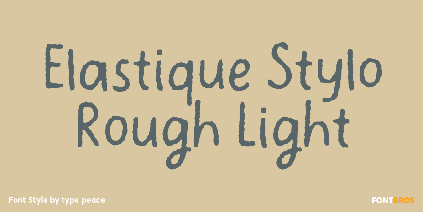 Elastique Stylo Rough Light Poster