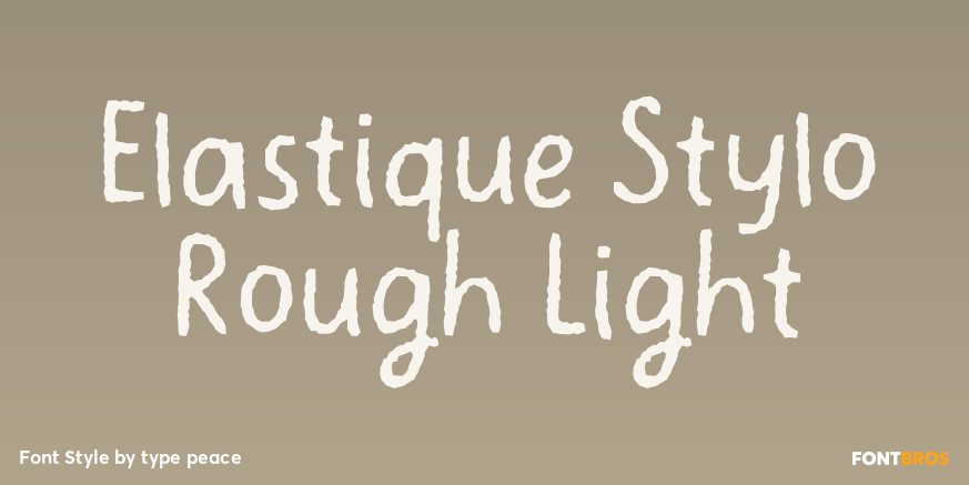 Elastique Stylo Rough Light Poster