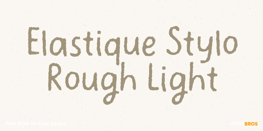 Elastique Stylo Rough Light Poster