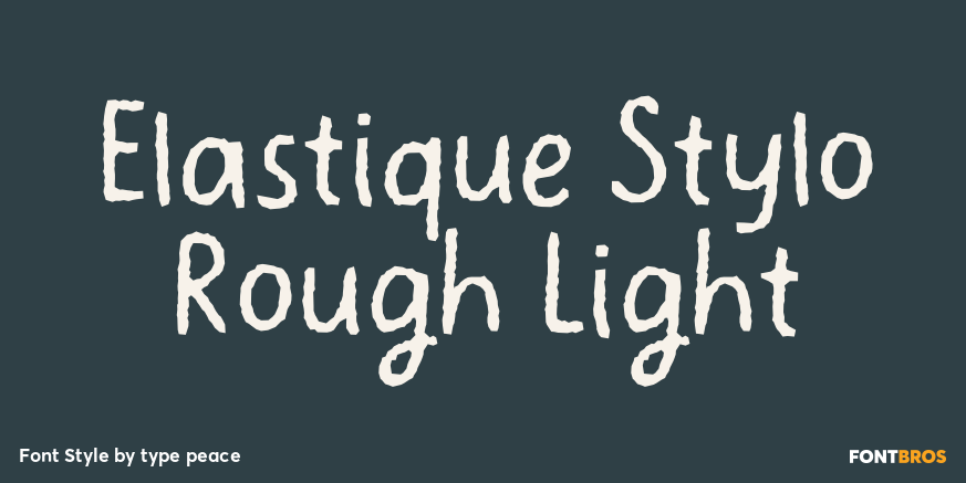 Elastique Stylo Rough Light Poster