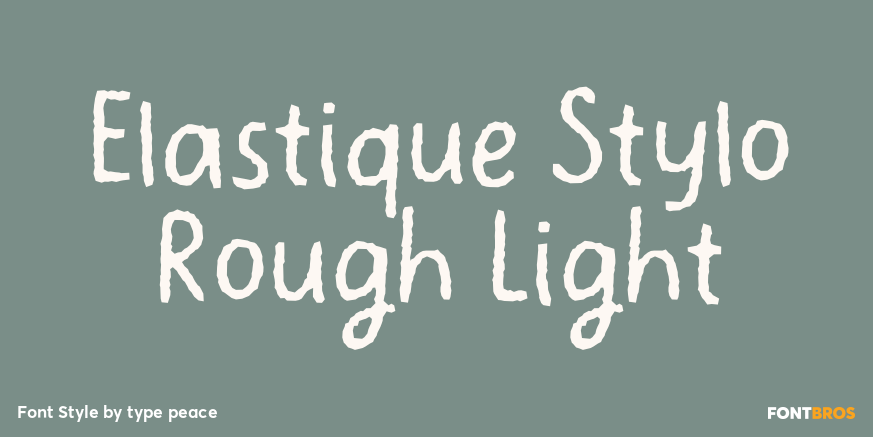 Elastique Stylo Rough Light Poster