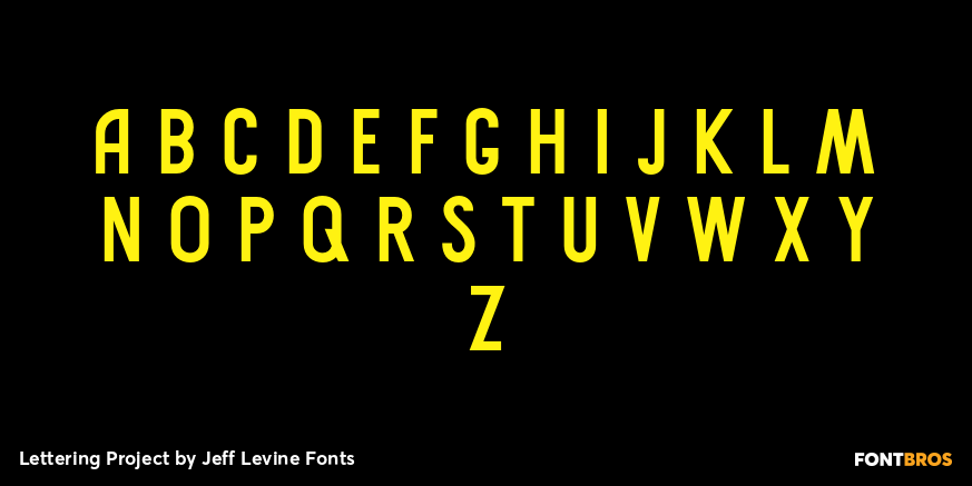 Lettering Project Font Poster #2