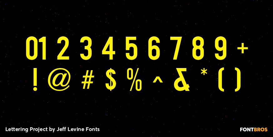 Lettering Project Font Poster #4