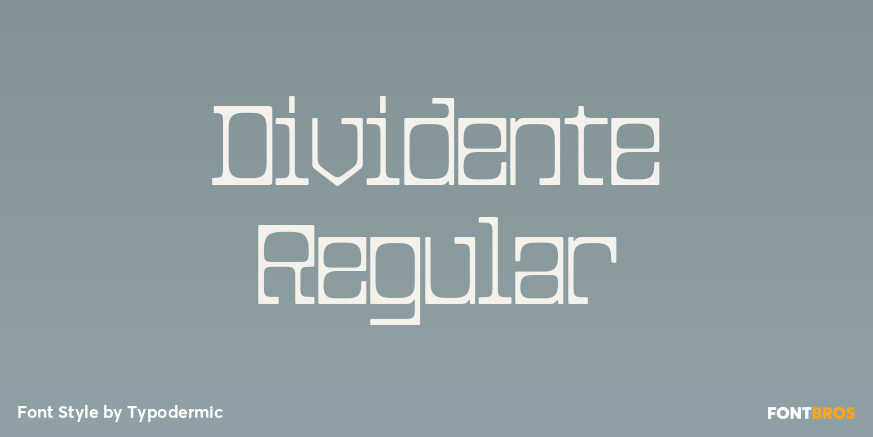 Dividente Regular Poster