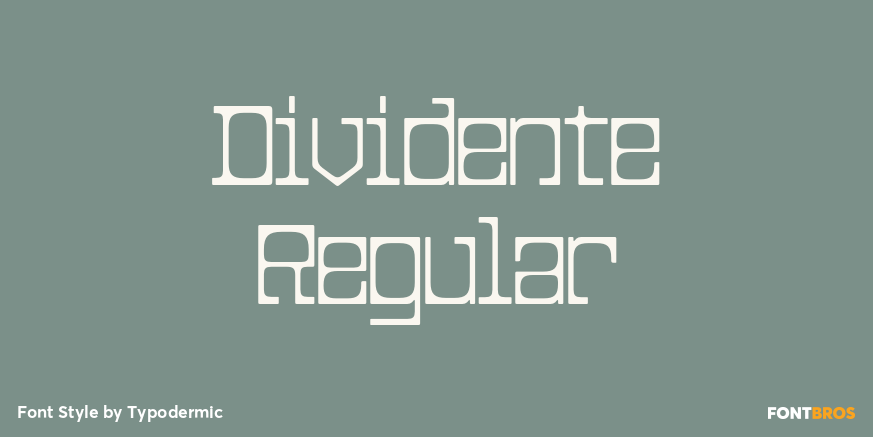 Dividente Regular Poster