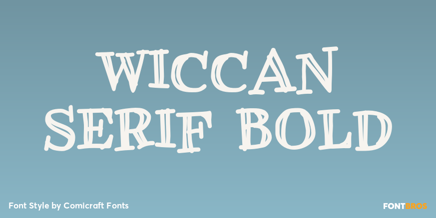 Wiccan Serif Bold Poster