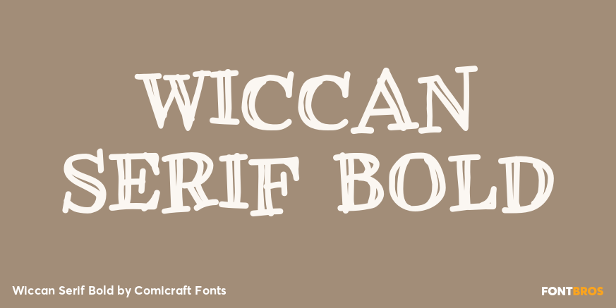 Wiccan Serif Bold Poster