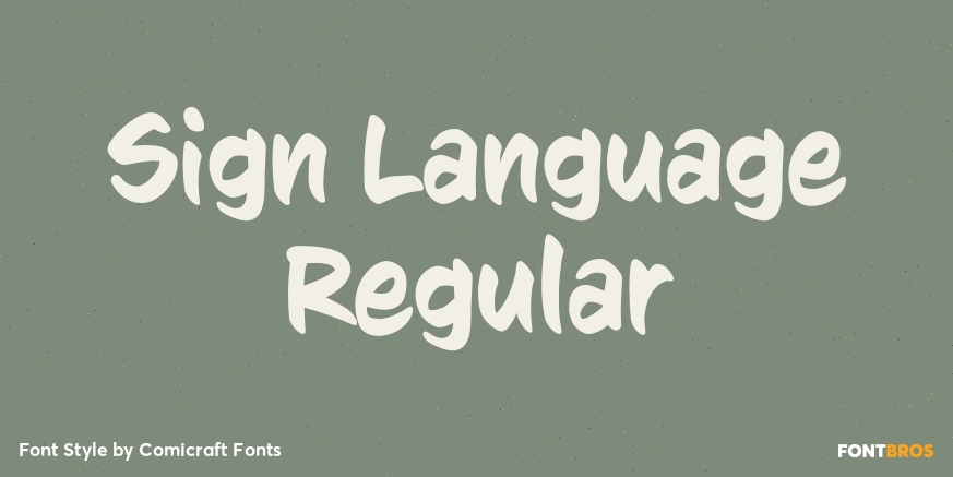 Sign Language Regular Poster