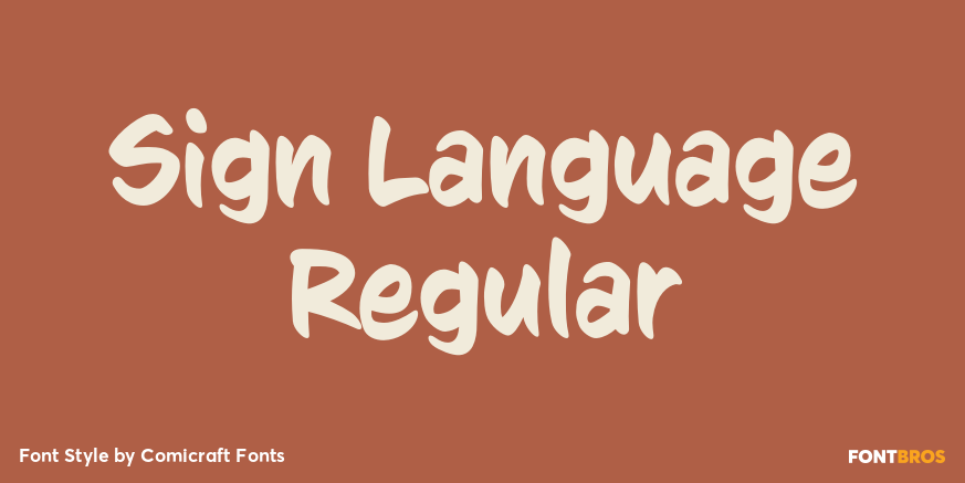 Sign Language Regular Poster