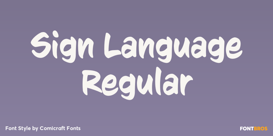 Sign Language Regular Poster