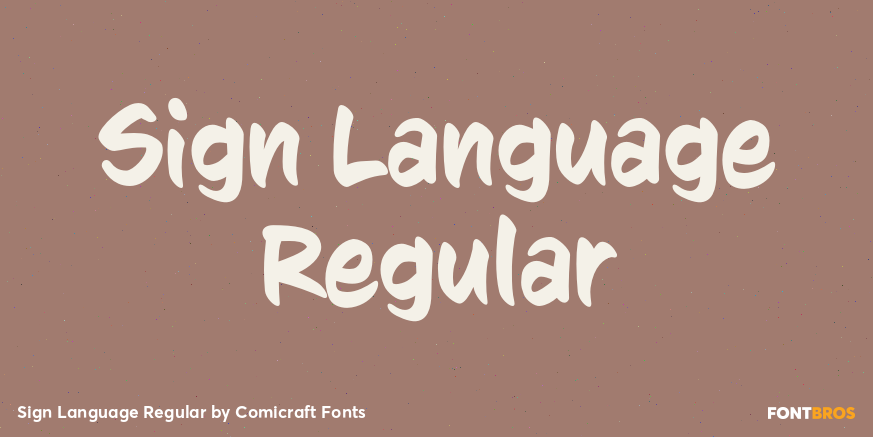 Sign Language Regular Poster