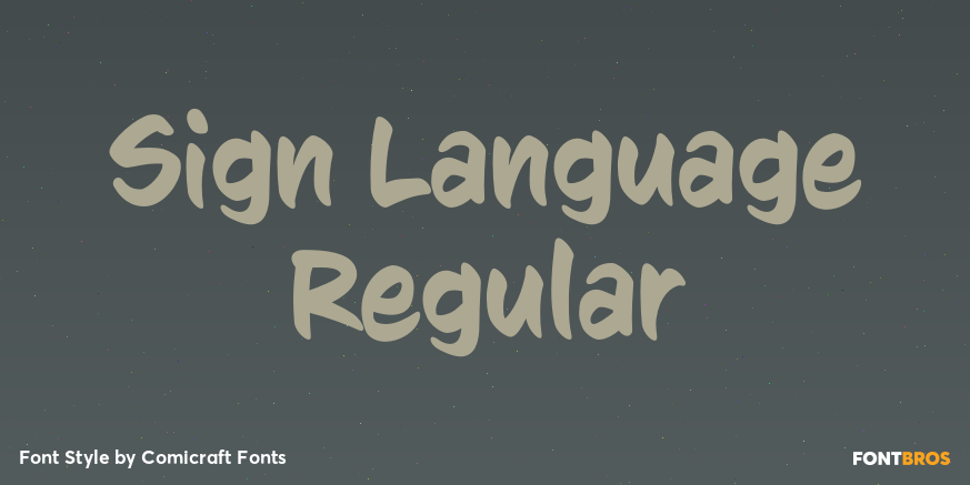 Sign Language Regular Poster