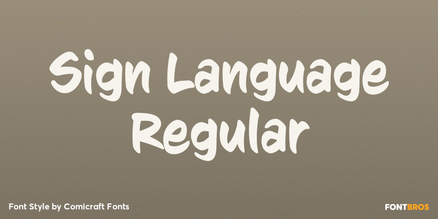 Sign Language Regular Poster