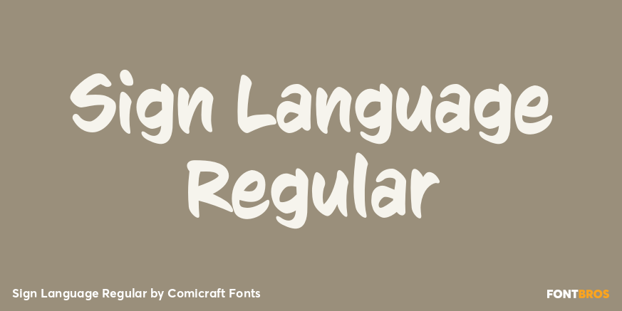 Sign Language Regular Poster