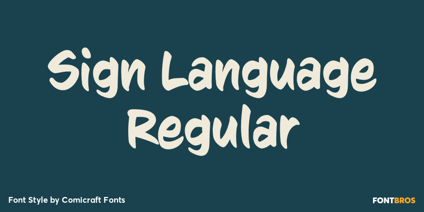 Sign Language Regular Poster