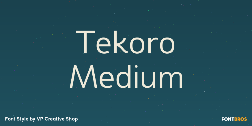 Tekoro Medium Poster