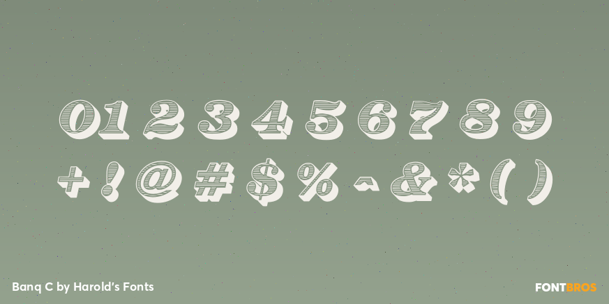 Banq C Font Poster #4